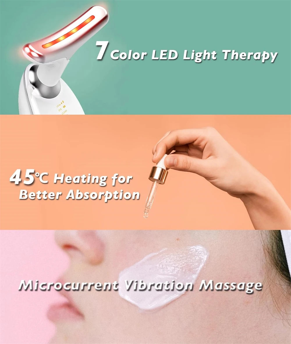 Opulent Glow LED Neck & Face Lifting Massager